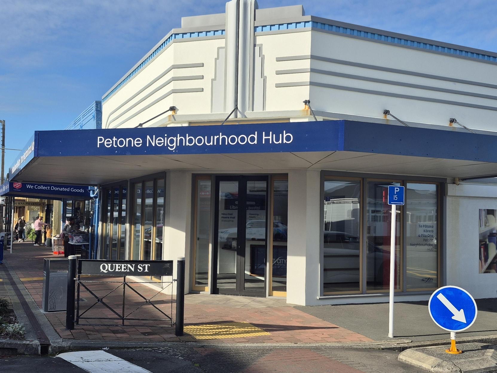 Exterior view of Petone Neighbourhood Hubb